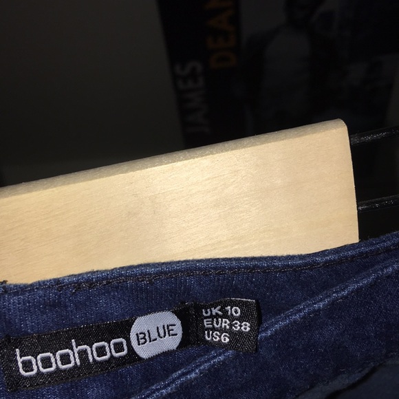 ❗️FINAL PRICE - CLEAR OUT❗️Asymmetrical Jean Skirt - Picture 3 of 3